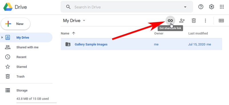 google drive folder id